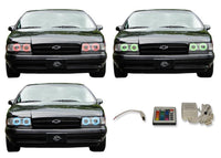 Chevrolet Impala V.3 Fusion Color Change LED Halo Headlight Kit 1991-1996