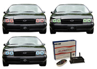 Chevrolet Impala V.3 Fusion Color Change LED Halo Headlight Kit 1991-1996