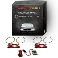 Chevrolet Impala White LED Halo Headlight Kit 1991-1996