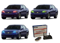 Chevrolet Malibu V.3 Fusion Color Change LED Halo Headlight Kit 2004-2007