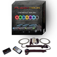 Chevrolet Malibu V.3 Fusion Color Change LED Halo Headlight Kit 2008-2012