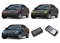 Chevrolet Malibu V.3 Fusion Color Change LED Halo Headlight Kit 2008-2012