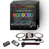 Chevrolet Malibu V.3 Fusion Color Change LED Halo Headlight Kit 2008-2012