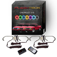 Chevrolet S-10 V.3 Fusion Color Change LED Halo Headlight Kit 1998-2004