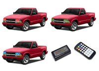 Chevrolet S-10 V.3 Fusion Color Change LED Halo Headlight Kit 1998-2004