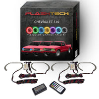 Chevrolet S-10 V.3 Fusion Color Change LED Halo Headlight Kit 1998-2004
