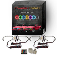 Chevrolet S-10 V.3 Fusion Color Change LED Halo Headlight Kit 1998-2004