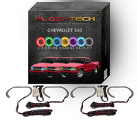 Chevrolet S-10 V.3 Fusion Color Change LED Halo Headlight Kit 1998-2004
