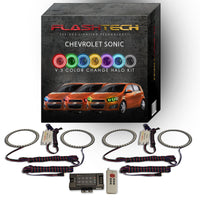 Chevrolet Sonic V.3 Fusion Color Change LED Halo Headlight Kit 2012-2016