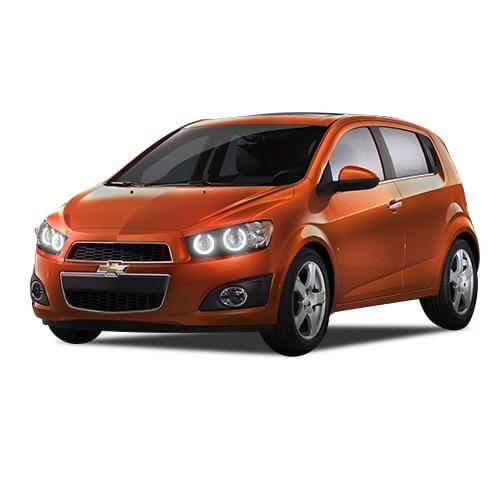 Chevrolet Sonic White LED Halo Headlight Kit 2012-2016