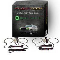 Chevrolet Suburban V.3 Fusion Color Change LED Halo Headlight Kit 2000-2006