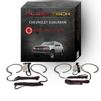 Chevrolet Suburban V.3 Fusion Color Change LED Halo Headlight Kit 2000-2006