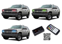 Chevrolet Suburban V.3 Fusion Color Change LED Halo Headlight Kit 2000-2006