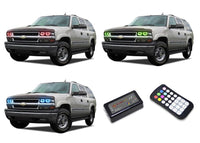 Chevrolet Suburban V.3 Fusion Color Change LED Halo Headlight Kit 2000-2006