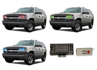 Chevrolet Suburban V.3 Fusion Color Change LED Halo Headlight Kit 2000-2006