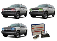 Chevrolet Suburban V.3 Fusion Color Change LED Halo Headlight Kit 2000-2006
