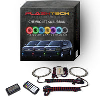 Chevrolet Suburban V.3 Fusion Color Change LED Halo Fog Light Kit 2007-2013