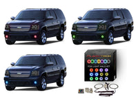 Chevrolet Suburban V.3 Fusion Color Change LED Halo Fog Light Kit 2007-2013