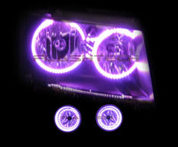 Chevrolet Suburban V.3 Fusion Color Change Headlight & LED Halo Fog Light Kit 2007-2013