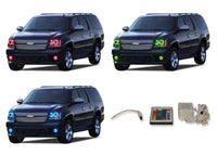 Chevrolet Suburban V.3 Fusion Color Change Headlight & LED Halo Fog Light Kit 2007-2013