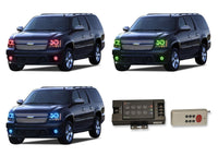Chevrolet Suburban V.3 Fusion Color Change Headlight & LED Halo Fog Light Kit 2007-2013