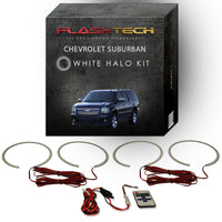 Chevrolet Suburban White LED Halo Headlight Kit 2007-2013