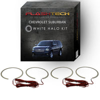 Chevrolet Suburban White LED Halo Headlight Kit 2007-2013