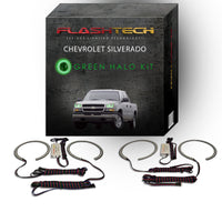 Chevrolet Silverado V.3 Fusion Color Change LED Halo Headlight Kit 2003-2006