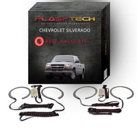 Chevrolet Silverado V.3 Fusion Color Change LED Halo Headlight Kit 2003-2006