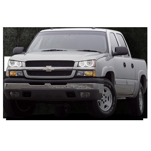 Chevrolet Silverado White LED Halo Headlight Kit 2003-2006