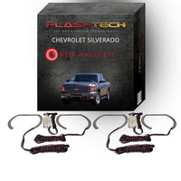 Chevrolet Silverado V.3 Fusion Color Change LED Halo Headlight Kit 2007-2013