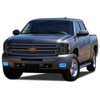 Chevrolet Silverado V.3 Fusion Color Change LED Halo Fog Light Kit 2007-2013