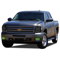 Chevrolet Silverado V.3 Fusion Color Change LED Halo Fog Light Kit 2007-2013