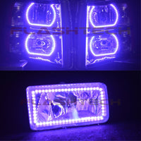 Chevrolet Silverado V.3 Fusion Color Change LED Halo Headlight Fog Light Kit 2007-2013