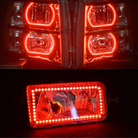 Chevrolet Silverado V.3 Fusion Color Change LED Halo Headlight Fog Light Kit 2007-2013