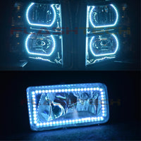 Chevrolet Silverado V.3 Fusion Color Change LED Halo Headlight Fog Light Kit 2007-2013