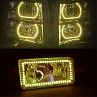 Chevrolet Silverado V.3 Fusion Color Change LED Halo Headlight Fog Light Kit 2007-2013