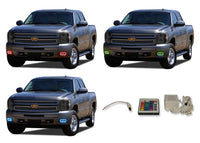 Chevrolet Silverado V.3 Fusion Color Change LED Halo Headlight Kit 2007-2013