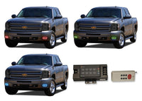 Chevrolet Silverado V.3 Fusion Color Change LED Halo Headlight Kit 2007-2013