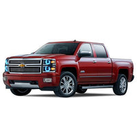 Chevrolet Silverado Projector ColorChase LED Halo Headlight Kit 2014-2016