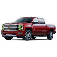 Chevrolet Silverado Projector ColorChase LED Halo Headlight Kit 2014-2016