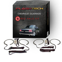Chevrolet Silverado V.3 Fusion Color Change LED Halo Headlight Kit 1998-2002