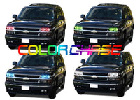 Chevrolet Tahoe ColorChase LED Halo Headlight Kit 2000-2006