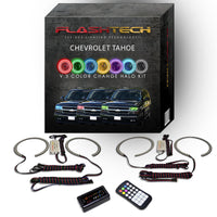 Chevrolet Tahoe V.3 Fusion Color Change LED Halo Headlight Kit 2000-2006