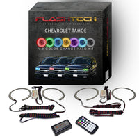 Chevrolet Tahoe V.3 Fusion Color Change LED Halo Headlight Kit 2000-2006