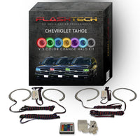Chevrolet Tahoe V.3 Fusion Color Change LED Halo Headlight Kit 2000-2006