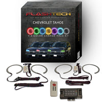 Chevrolet Tahoe V.3 Fusion Color Change LED Halo Headlight Kit 2000-2006