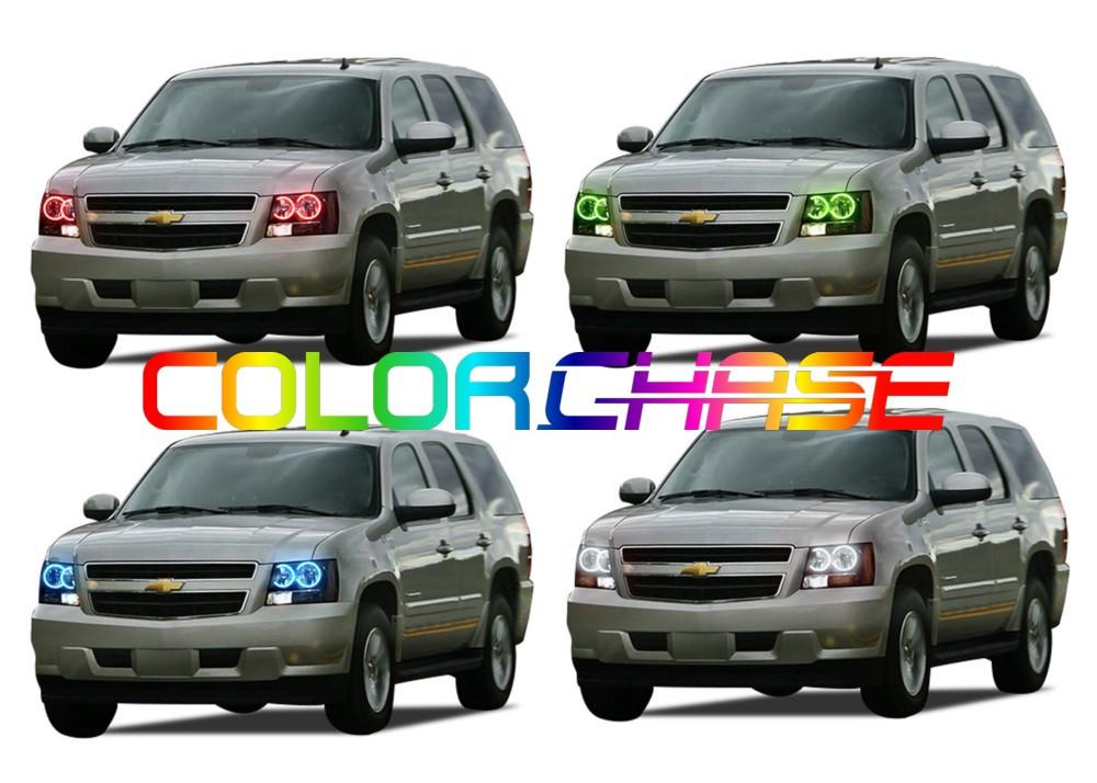 Chevrolet Tahoe ColorChase LED Halo Headlight Kit 2007-2013