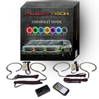 Chevrolet Tahoe V.3 Fusion Color Change LED Halo Headlight Kit 2007-2013