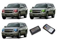 Chevrolet Tahoe V.3 Fusion Color Change LED Halo Headlight Kit 2007-2013